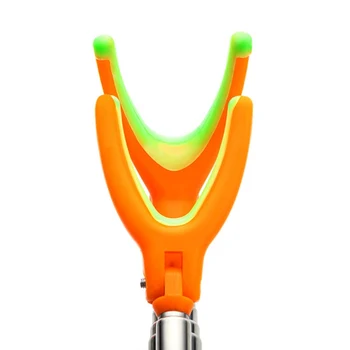 

Folding Stainless Steel Fishing Double Rod Holder Telescoping Fishing Pole Rack Bracket Ground Support Fish Pole Rack Accessory