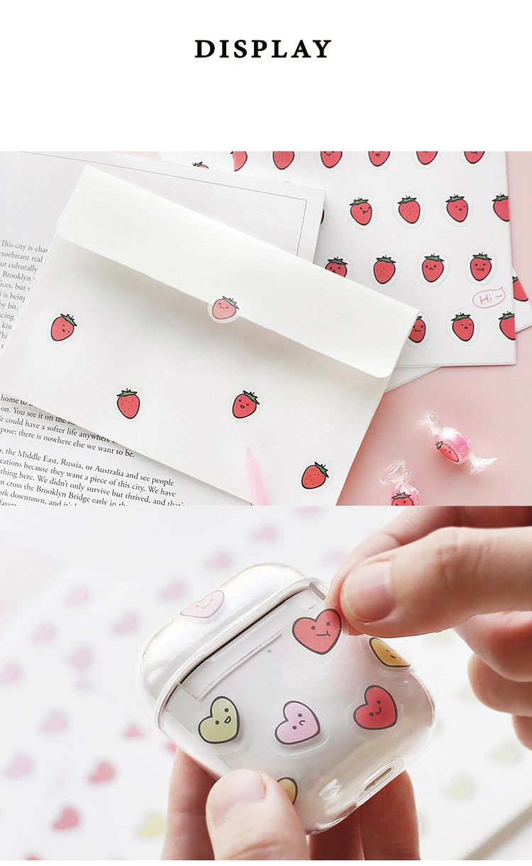 6 видов фруктовый Vita серии Матовый ПВХ наклейки для скрапбукинга DIY альбом дневник Happy planner телефон декоративные наклейки