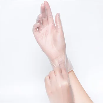

Transparent Disposable PVC Protection Gloves Dishwashing Kitchen Latex Garden Gloves Universal For Home Cleaning 100 PCS