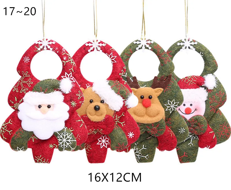 Новый год 2020 Милые новогодние куклы Санта-Клаус/Снеговик/Лось Noel Рождественская елка украшение для дома Рождество Navidad 2019 подарок для детей