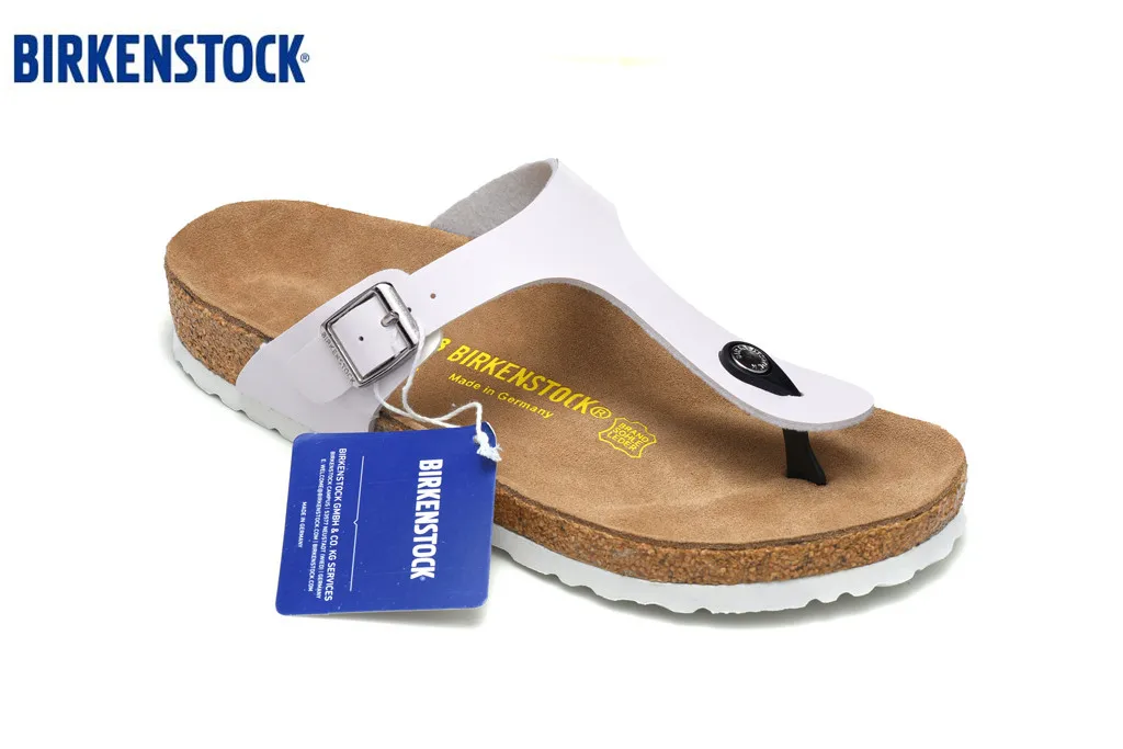 white birkenstocks in store