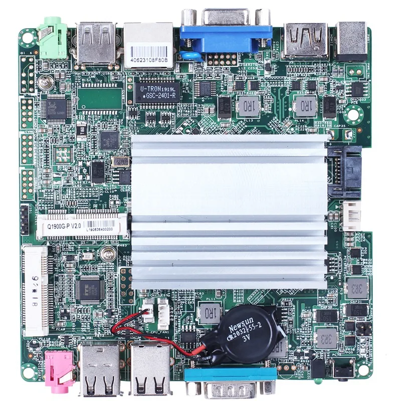 Bay Trail J1900 Mini Itx материнская плата Q1900G-P, четырехъядерный 2,42 ГГц, Dc 12V Nano Itx материнская плата