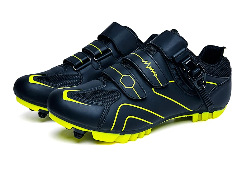 2020 New Mountain Bike Cycling Shoes Outdoor Non-Slip MTB Bicycle Shoes Self-Locking Breathable Bicycle Cleat Shoes Sneakers Men
