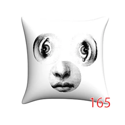 21 Ретро rosenthal Piero fornasetti в европейском стиле декоративная подушка, подушка с сердцевина из хлопчатобумажной пряжи подушка для офисного кресла Винтаж декоративная подушка для дома - Цвет: 21