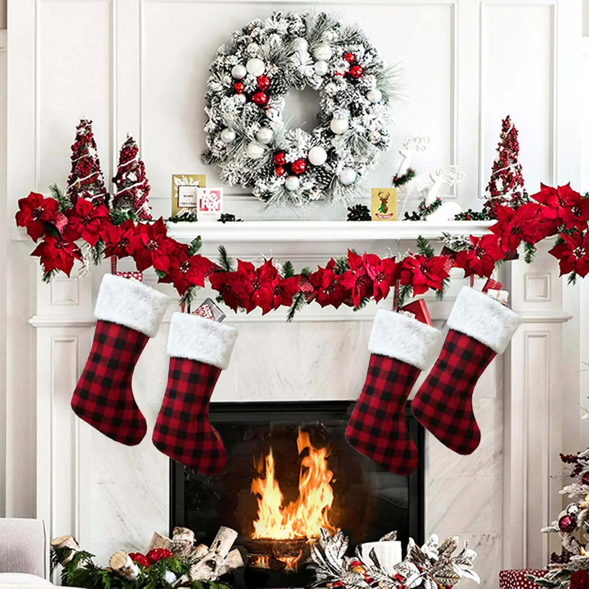 

Christmas Socks Rip Stop Christmas Gift Bag Christmas Tree Decoration Socks