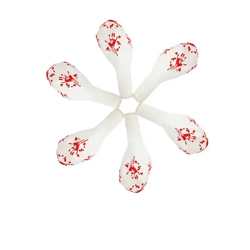 12 дюймовая Тыква Голова кровь ручная печать глаз пиратский череп искусство для