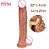Long Penis Realistic Dildos for Women Lesbian Toys Big Fake Dick Soft Silicone Females Masturbation Sex Adult Erotic Product 1