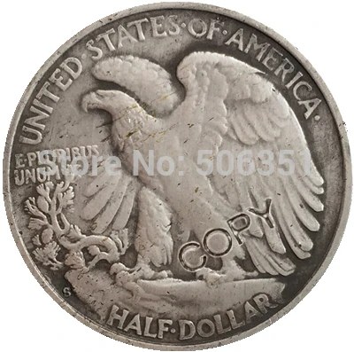 1946 P, D, S, идущая Свобода Половина копия доллара монет