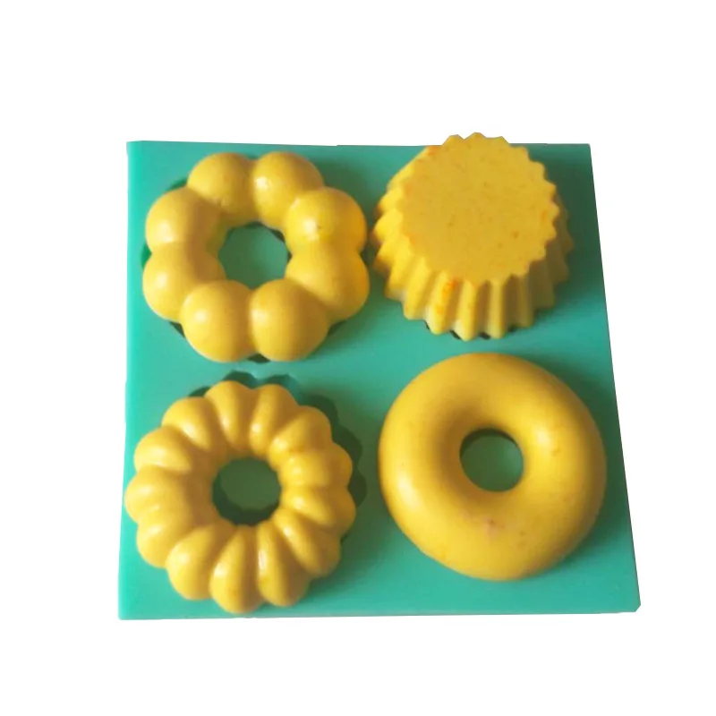 

1PC Donuts Silicone Mold Moldes De silicona Para fondant Cake Decorating Tools Dessert Baking DIY Chocolate Mold as seen on tv