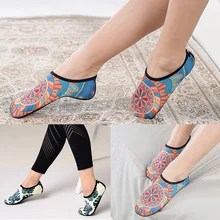 Новое профессиональное оборудование для занятий йогой, противоскользящие носки-тапочки для малышей, Сверхлегкий Печатных Йога носки балетки Топ для занятия танцами Пилатес Для женщин BN99