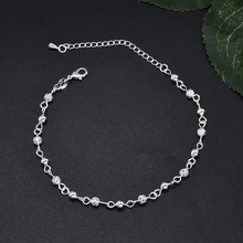 Новинка, браслеты с бусинами для женщин, серебряные ювелирные изделия для вечеринки, подарки для девушек, простые браслеты, браслеты, очаровательный браслет