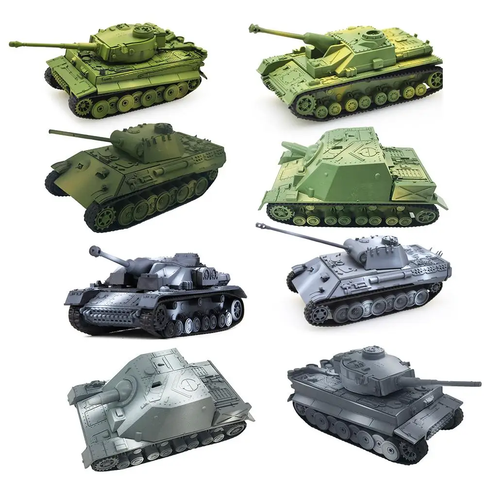 Высокая симуляция 1/72 немецкая Тигровая пантера Танк модель DIY Сборные Пазлы