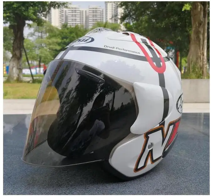 Arai R3 шлем мотоциклетный шлем с открытым мотокроссом размер шлема: S M L XL XXL, Опционный трехцветный объектив 26