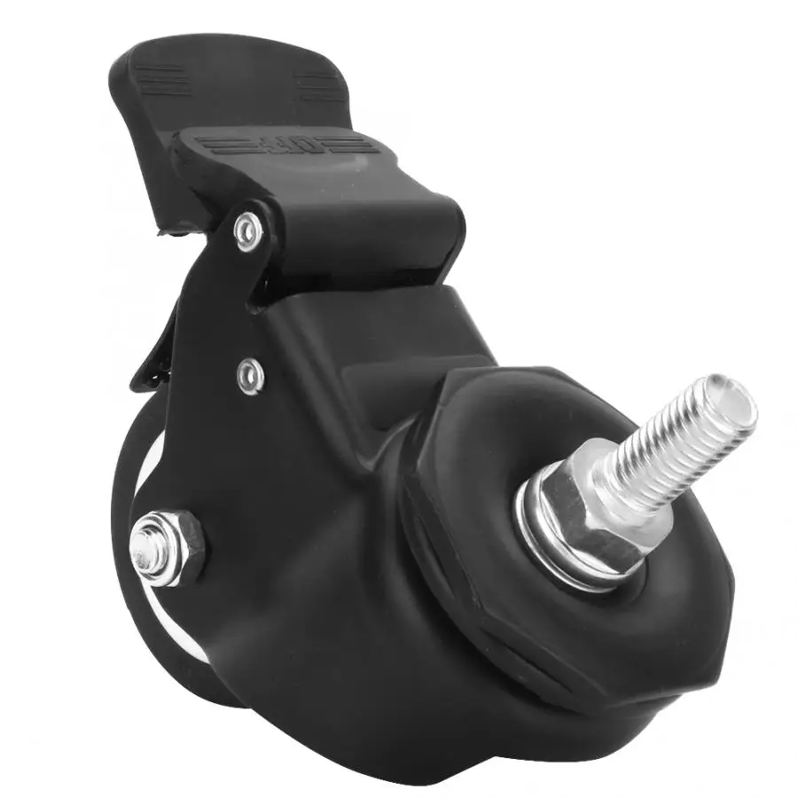 

Caster Wheels Furniture 2.5in Manganese Steel Bracket TPU Universal Caster Tool Cart Wheel with Brake Caster Wheels Furniture