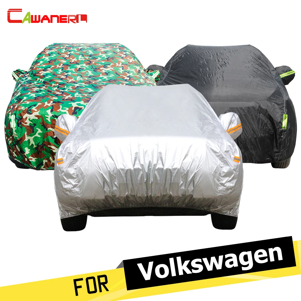 Cawanerl Full Car Cover Sun Anti Uv Snow Rain Resistant Dustproof Cover
