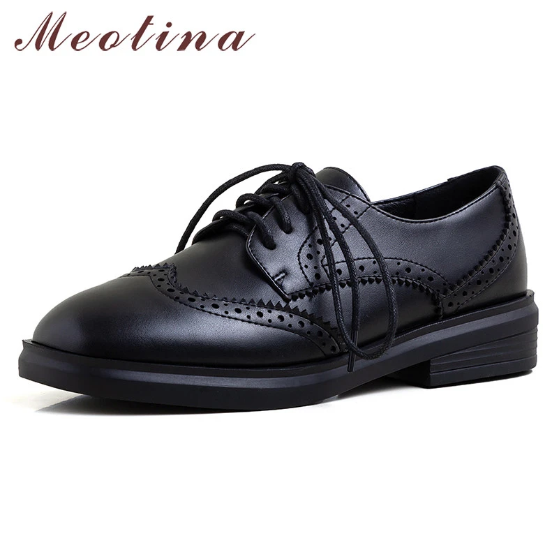 ladies heeled brogue shoes
