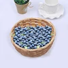 Bamboo Round Fruit Basket Large Capacity Durable Bamboo Handwoven Bowl Fruit Vegetables Serving Basket for Kitchen Fast Delivery 2