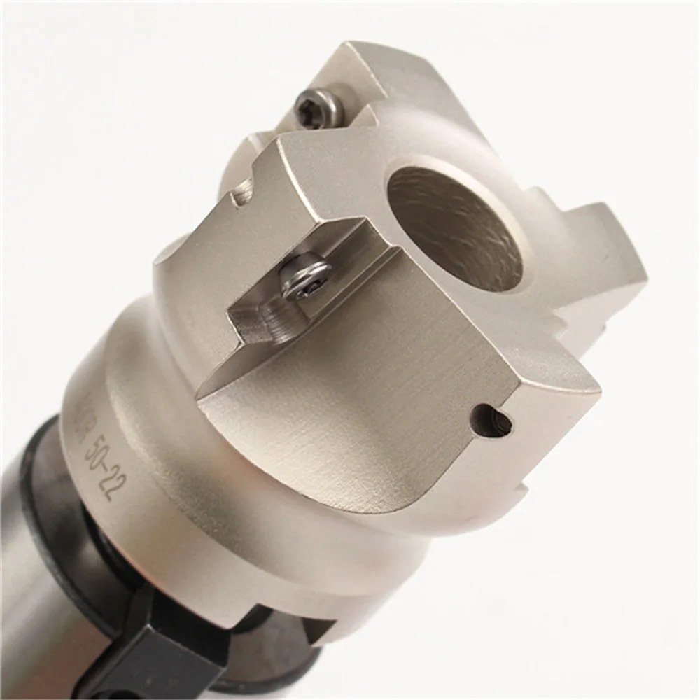 

MT2-22 400R 50mm Face Cutter 4 Flute End Mill AMPT1604 PDER Carbide Insert Blade