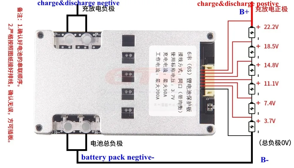 1 шт. BMS 6S 24v 30A 60A 80A 22,2 v 100A 120A 150A 250A 25,2 v 300A батарея li-ion BMS для лодки инструменты для двигателей электрическая дрель велосипед