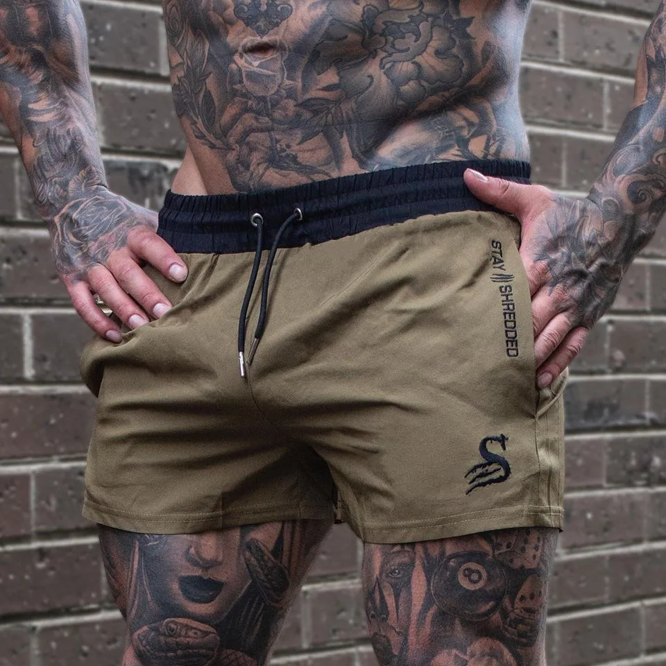 

Compression Sports Pants Men's Shorts Pants Muscle Fitness Summer Running Training Quick-Drying Breathable Stretch Pants Fashion