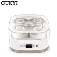 CUKYI 1.5L Household Natto Machine Electric Rice Wine Yogurt Maker Automatic Fermentation Ceramic Container 220V 1