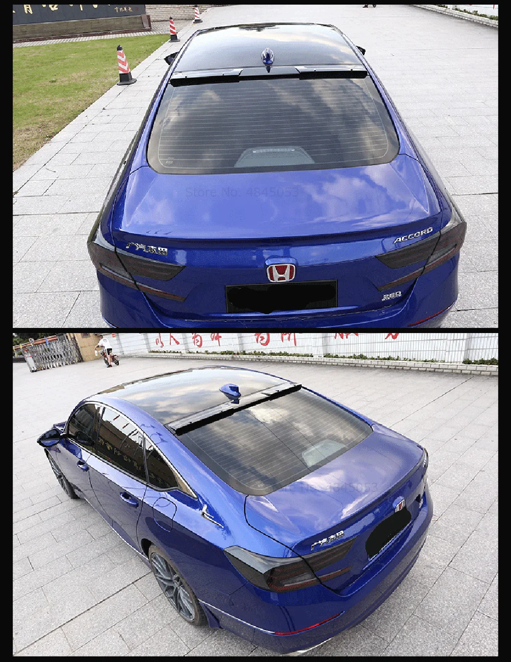 AITWATT для Honda Accord ABS пластик задний багажник Крыло загрузки спойлер на крыше автомобиля Стайлинг 1 шт