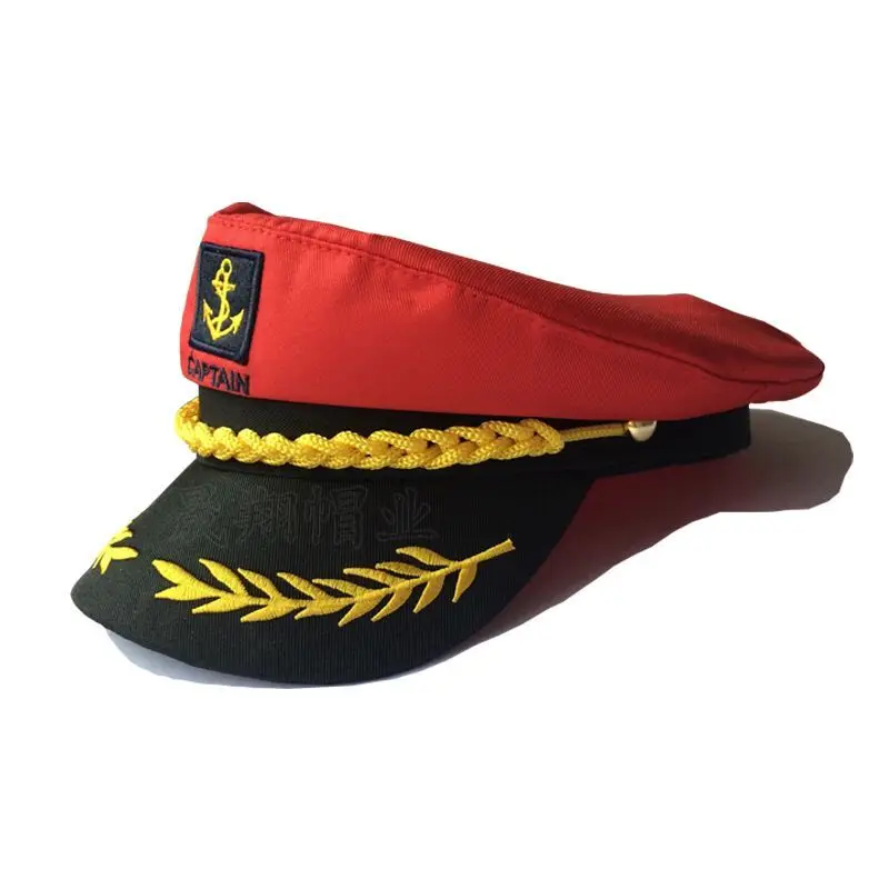 Морская шапка в Военном Стиле, белая шляпа для яхты, темно-синяя кепка, морская Кепка для шкипера, костюм для взрослых, праздничная одежда