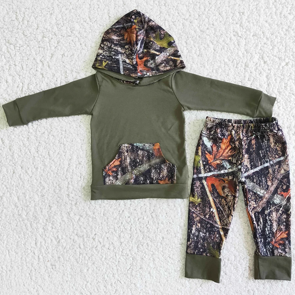 

Wholesale Baby Boys Hoodie Sets Baby Girls Clothes Bell Bottom Outfts Fashion Toddler Girl Clothes Overall Sets BoysClothing Hot