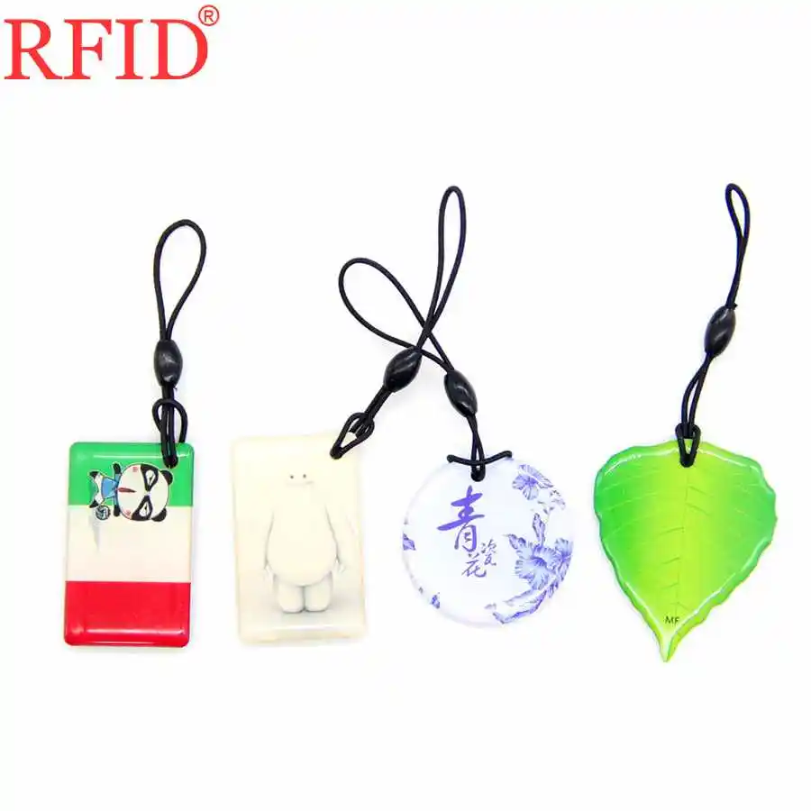 UID S50 1K 13,56 UID сбрасывающий клей ключевые бирки Сменные IC MFS50 NFC карты RFID IC карты несколько вариантов брелока брелок 1 шт