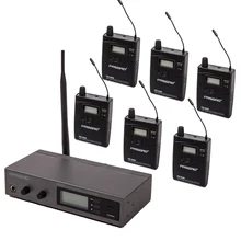 Original Pasgao Professional Personal in ear Monitor System Limiter Equalizer Focus Stereo Stage ear Monitoring System