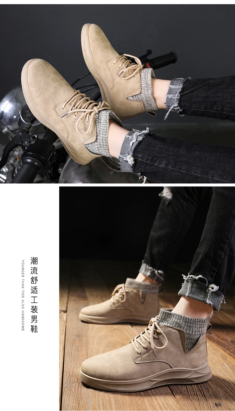 AODLEE/ботинки; мужские кроссовки; зимние ботинки для мужчин; ботильоны из матовой кожи; мужская обувь с высоким берцем; повседневная обувь на шнуровке; botas hombre