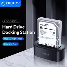 

ORICO 2.5/3.5 inch USB 3.0 to SATA HDD Docking Station For HDD/SSD Support UASP and 18TB HDD Enclosure