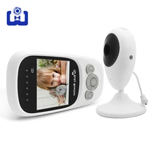 Беспроводной Детский монитор 2,4 дюймов ЖК-экран инфракрасное ночное видение голосовой домофон контроль температуры няня камера безопасности