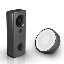 Interphone visuel avec surveillance à distance par téléphone mobile, HD 1080P, application Tuya, wi fi, sonnette, détection de mouvement PIR, WF006