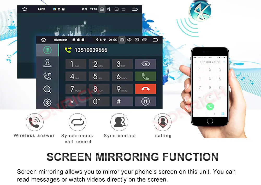 Sale Xonrich 1 Din Auto Radio Android 9 For Alfa/Romeo/Spider/Brera/159 Sportwagon RAM 4G Car Multimedia Video DVD Player GPS USB DVR 7