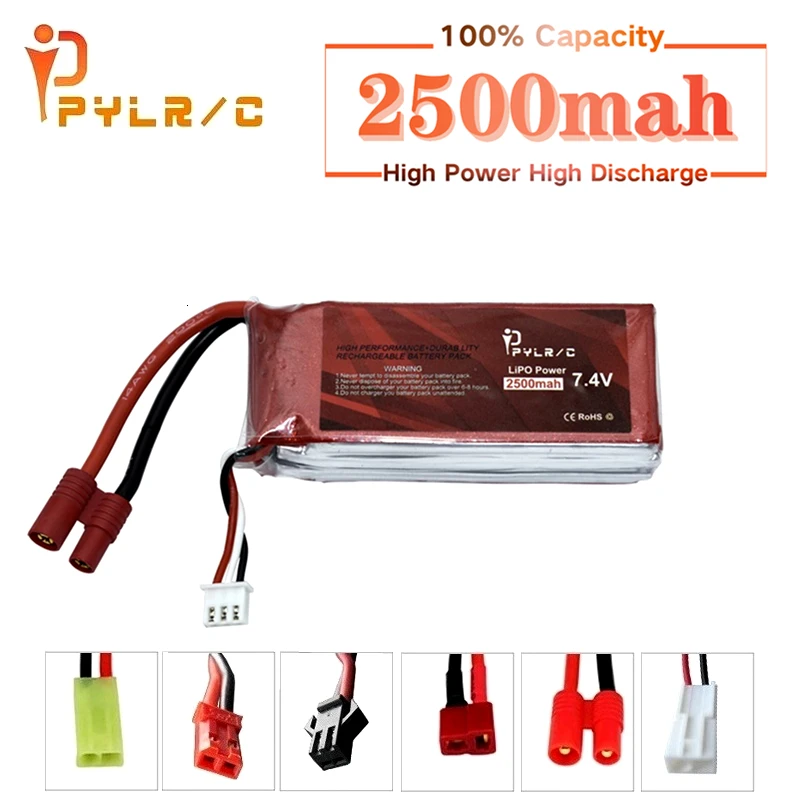 7,4 v 2500mAh 45C Lipo батарея для радиоуправляемого автомобиля 12428 12423 2S 903480 7,4 V батарея для Syma X8C X8W X8G X8 Rc дроны Запчасти для квадрокоптера