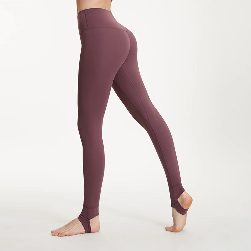 MEESU Women's Yoga Stirrup Leggings High Waist Tummy Control