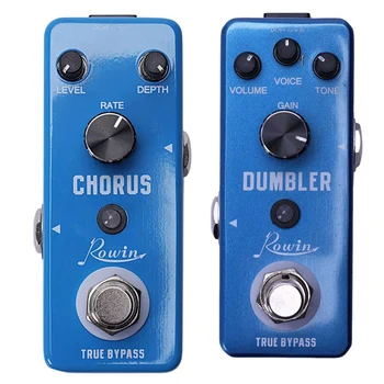 

2 Pcs Guitar Effects True Bypass Design Classical Chorus Analog Effects Pedal Lef-304 & LEF-315