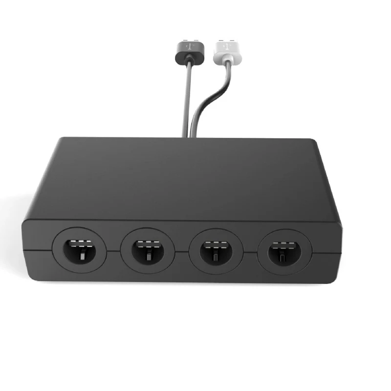 Адаптер контроллера Gamecube, адаптер контроллера wii U Gamecube для wii U, PC, Switch, 4 порта