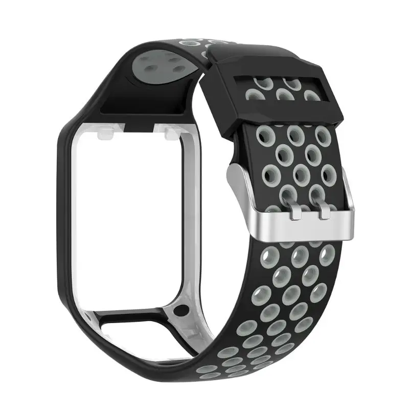 Двухцветные силиконовые сменные наручные часы ремешок для TomTom Runner 2 3 Spark 3 gps часы фитнес-трекер