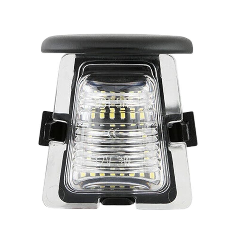 For 2007- Jeep Wrangler Jk White Smd Led License Plate Light Lamp Housing