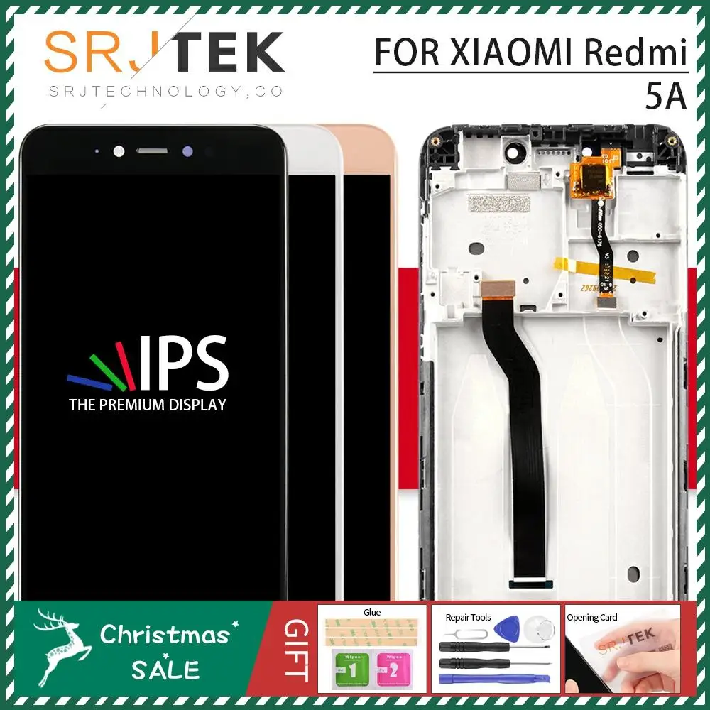 Srjtek для Xiaomi Redmi 5A ЖК-матрица сенсорный экран дигитайзер полная сборка с рамкой 5 ''для Hongmi 5A дисплей сенсорный экран