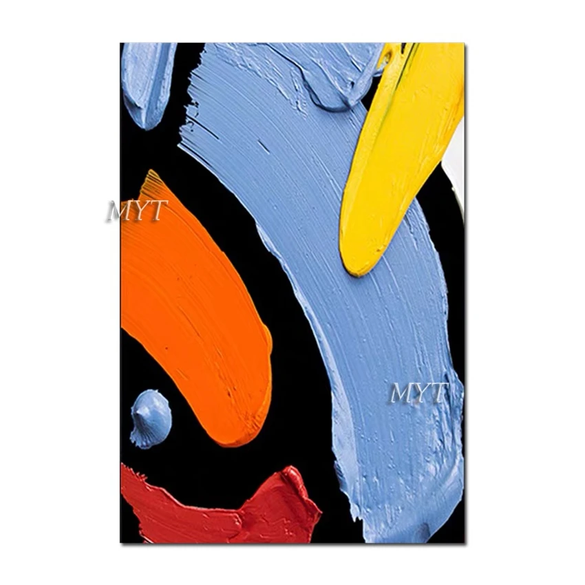 

100% Hand-painted Latest Design Abstract Oil Painting Colorful Wall Art On Canvas High Quality Modern Paintings Pieces Artwork