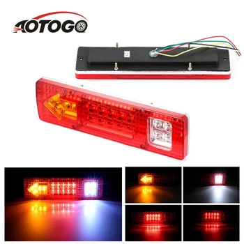 

2pcs Car Styling Turn Signal Light 19 LED Car Truck Trailer Rear Tail Stop Turn Light Indicator Lamp 12V Drop shipping Light