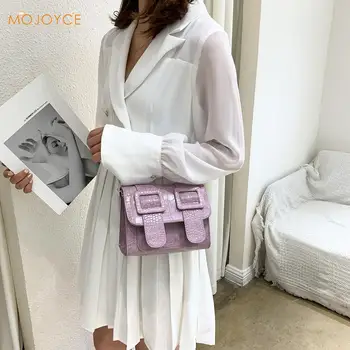 

Women Leather Shoulder Bag Ladies Fashion Shoulder Messenger Bag Female Casual Stone Pattern Messenger Handbags Pouch