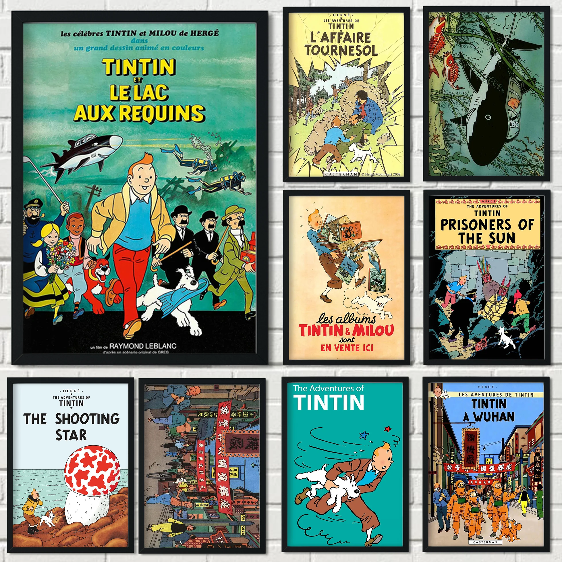 Постер для любителей аниме Tintin Explore картина настенное художественное украшение