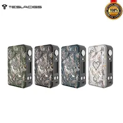 Оригинальный Tesla Poker 218 TC Box Mod 218 Вт Питание от двух 18650 батарей Teslacigs Vape Mod 510 резьба Fit Tallica Mini Tank