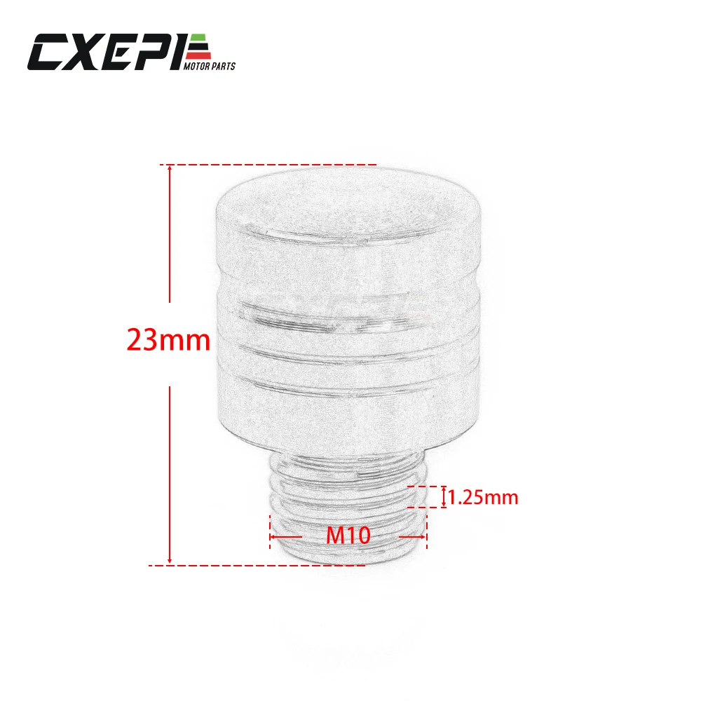 M10X1.25 мотоцикл зеркало изготовленное на станке с ЧПУ дыры затыкают винт для KAWASAKI Z1000 Z 1000 Z1000SX 2010-2013