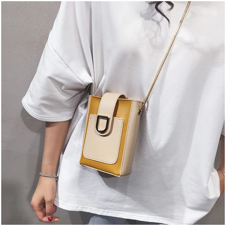 

Ins Fashion Leisure Colour Colour Coloured Single Shoulder Slant Bag