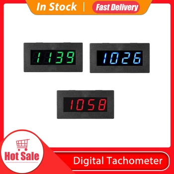 

4LED Digital Frequency Tachometer Speed Meter RPM Tester 5-9999R/M DC8-15V C5P3